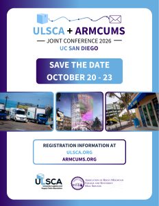 save the date - ulscaarmcums 2026 - 2nd version